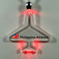 Light Up Pendant Necklace - Plane - Red